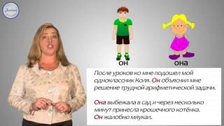 Русский 4 Личные местоимения 1,2,3 лица