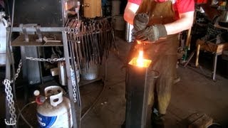 Making a Knife from Crucible Steel (Wootz Seax)