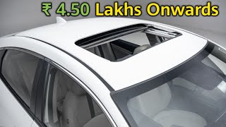 Top 6 Cheapest Cars With Sunroof In India 2021
