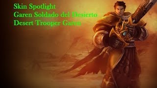 Garen Soldado del Desierto / Desert Trooper Garen Skin Spotlight (league of legends)