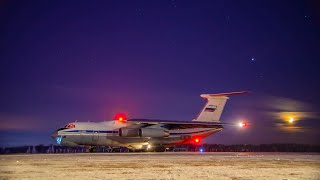 Ночные полеты Ил-76 в Тверской области