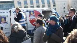 #GEZ #Demo mit der  #PdV Partei der Vernunft #Berlin 23.03.2013