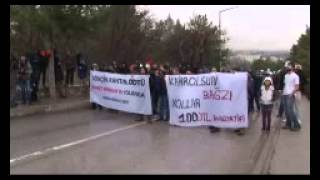 'ODTÜ 1071 yolu' eylemcilerine polis müdahalesi