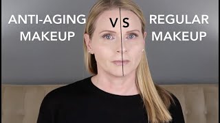 ANTI-AGING VS REGULAR MAKEUP | What's The Difference? | skip2mylou