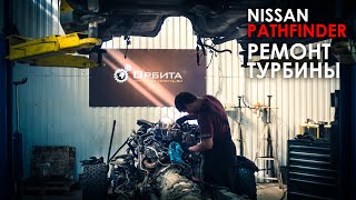 Снятие/установка турбины Ниссан Патфаиндер R51