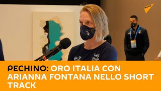 #Pechino, oro Italia con Arianna Fontana nello short track