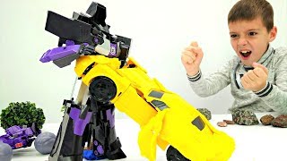 Мультик с игрушками Трансформерами: делаем броню Автоботам