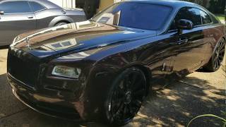 Rolls Royce Wraith, M.B 1972 года и дорогие дома. Это все работа в США на Inclosed trailer.