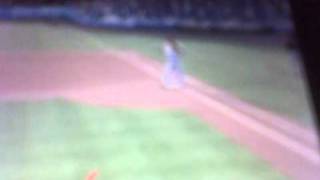 MLB 09 the show psp glitch...... watch the runner on 1st