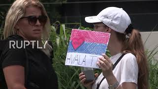 Australia: Djokovic fans gather outside quarantine facility after tennis star has visa refused
