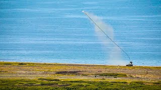 Учение морских пехотинцев по отражению наступления условного противника с морских направлений