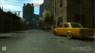 GTA IV Vaz 2101 VS Vaz 2103 Rat Look Crash Test 1080p
