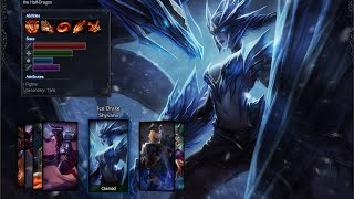 Ice Drake Shyvana Skin Spotlight Gameplay 1080p HD League Of Legends
