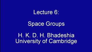 Space Groups (2015)