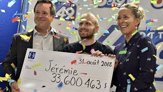 Un homme de 23 ans gagne 33 M$ au Lotto 649