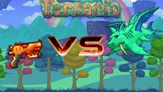 Terraria 1.3.4.4 | Phoenix Blaster vs Duke Fishron Raw Recording