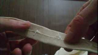 Hand stitched Panerai 26mm canvas watch strap Part 3 of 4