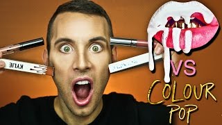 KYLIE .vs. COLOURPOP | Lipstick Battle | PopLuxe