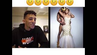 Why is this dude...nude...in this wedding photo ??