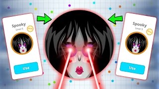 UNLOCKING NEW SPECIAL MYSTERY SKIN, SPOOKY SKIN, 1 PRO vs 1000 NOOB, epic agario gameplay!