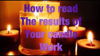 Reading candle work