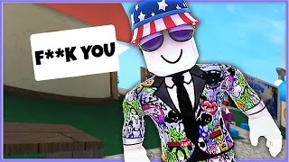 HE SAID A BAD WORD IN ROBLOX!!