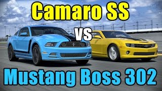 GT6丨Rival Battles丨CamaroSS vs Mustang Boss 302