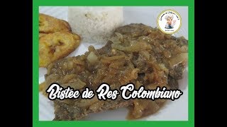 BISTEC DE RES COLOMBIANO... Fácil, Rico y Suavecito - Cocinando con Dolly en 1, 2 por 3