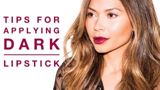 How To | Apply Dark Lipstick with Marianna Hewitt