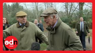 Prince Charles IGNORES Question on Andrew