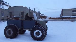Вездеход Соломономобиль-91,  профильная проходимость
