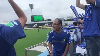 スタジアムを日体大ブルーで染めよう！ その３　後半～試合後