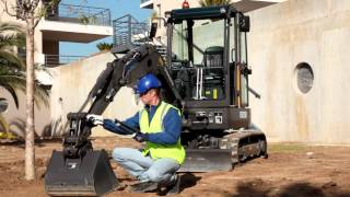 Minigrävare Volvo ECR25D från Swecon