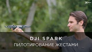 DJI – Инструкции Spark – Пилотирование жестами