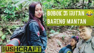 Camping with ex girl friend | Bushcraft | Camping hujan deras