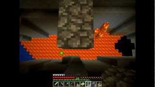 Let`s play minecraft 24ч Выходим из пещеры