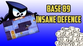 King Of Thieves Insane Base Defences - Base 89 - Dragon Hop into Tight Cannon Corner Jump by Ash KOT