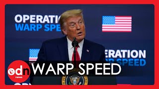 Donald Trump Celebrates Vaccine Victory, but Excludes Joe Biden Team
