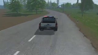 Farming Simulator 15 прикольный мод полицейский джип