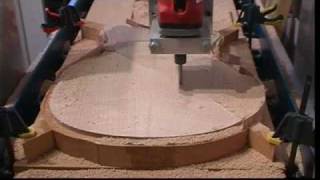 Guitar Top CNC Carved