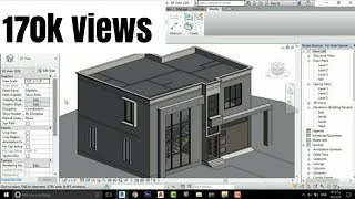 36X27 Modern House In Revit Complete Tutorial