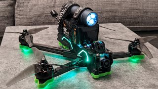 Night Flying Winter HD Drone