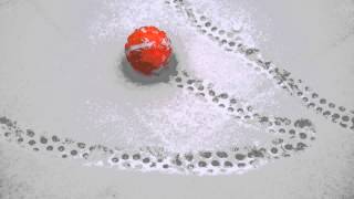 Sphero 2.0 in the Snow with Nubby Cover
