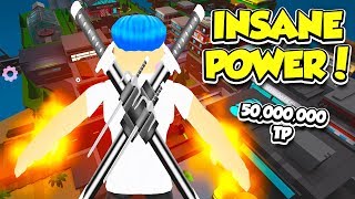 I Reached 50,000,000 POWER In The NEW SUPER POWER TRAINING SIMULATOR!! (Roblox)