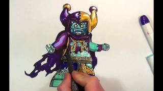 How to Draw JESTRO #Nexo Knights#LEGO