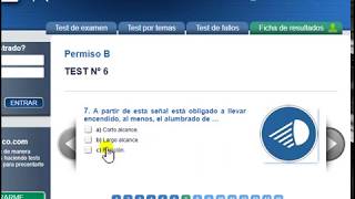 6. Test teórico DGT. Resolvemos las 30 preguntas del test