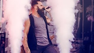 Skillet performing live at Socal Harvest 2016