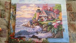 №11. Не вышивка, но про удовольствие. Рисование по номерам. Часть 1.