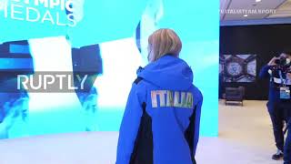 "I still have the shivers" - Italian speed skater Fontana celebrates medal record in Beijing