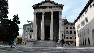Храм Августа (Пула, Хорватия, Истрия). The Temple of Augustus (Pula, Croatia, Istria)